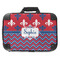 Patriotic Fleur de Lis Hard Shell Briefcase - 18" (Personalized)