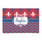 Patriotic Fleur de Lis 2' x 3' Patio Rug (Personalized)