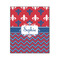 Patriotic Fleur de Lis Wood Print - 20x24 (Personalized)