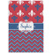 Patriotic Fleur de Lis Poster - Matte - 24x36 (Personalized)