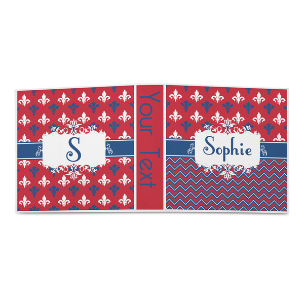 Patriotic Fleur de Lis 3-Ring Binder Approval- 2in