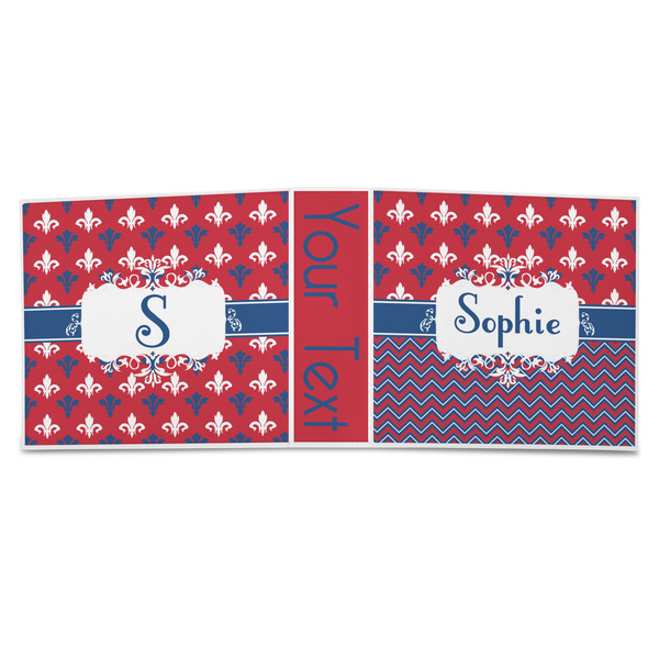 Patriotic Fleur de Lis 3-Ring Binder Approval- 3in