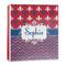 Patriotic Fleur de Lis 3-Ring Binder - 1 inch (Personalized)