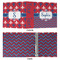 Patriotic Fleur de Lis 3 Ring Binders - Full Wrap - 2" - APPROVAL