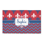 Patriotic Fleur de Lis 3' x 5' Indoor Area Rug (Personalized)