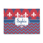 Patriotic Fleur de Lis 4' x 6' Indoor Area Rug (Personalized)