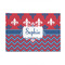 Patriotic Fleur de Lis 4' x 6' Indoor Area Rug (Personalized)