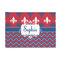 Patriotic Fleur de Lis 4' x 6' Patio Rug (Personalized)