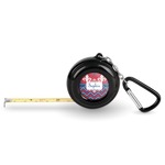 Patriotic Fleur de Lis Pocket Tape Measure - 6 Ft w/ Carabiner Clip (Personalized)