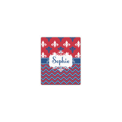 Patriotic Fleur de Lis Canvas Print - 8x10 (Personalized)