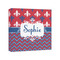 Patriotic Fleur de Lis Canvas Print - 8x8 (Personalized)