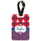 Patriotic Fleur de Lis Aluminum Luggage Tag (Personalized)