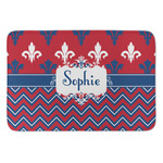 Patriotic Fleur de Lis Anti-Fatigue Kitchen Mat (Personalized)