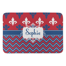 Patriotic Fleur de Lis Anti-Fatigue Kitchen Mat (Personalized)