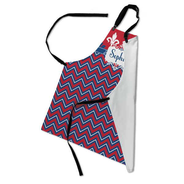 Patriotic Fleur de Lis Apron - Folded