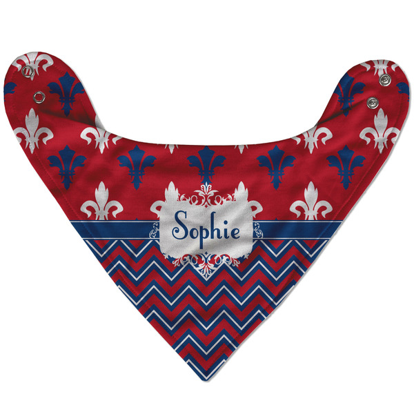 Patriotic Fleur de Lis Bandana Flat Approval