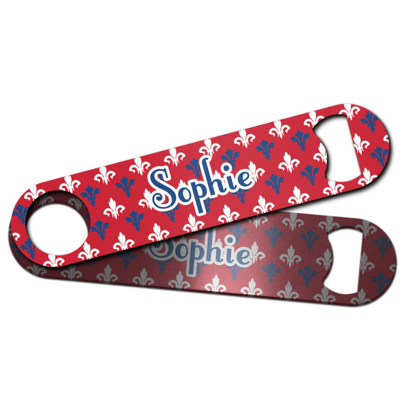 Patriotic Fleur de Lis Bar Bottle Opener - Main
