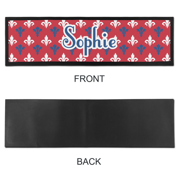Patriotic Fleur de Lis Bar Mat - Large - APPROVAL