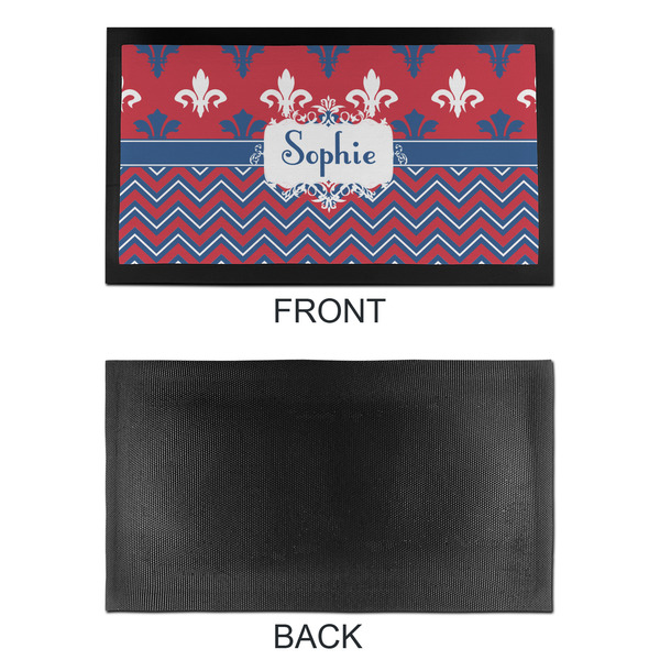 Patriotic Fleur de Lis Bar Mat - Small - APPROVAL