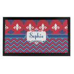 Patriotic Fleur de Lis Bar Mat - Small (Personalized)