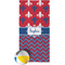 Patriotic Fleur de Lis Beach Towel (Personalized)