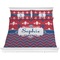 Patriotic Fleur de Lis Comforter Set - King (Personalized)