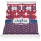 Patriotic Fleur de Lis Comforter Set - Full / Queen (Personalized)