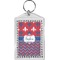 Patriotic Fleur de Lis Bling Keychain (Personalized)