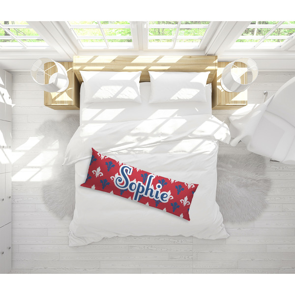 Patriotic Fleur de Lis Body Pillow - LIFESTYLE
