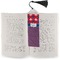 Patriotic Fleur de Lis Bookmark with tassel - In book