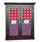 Patriotic Fleur de Lis Cabinet Decal - Small (Personalized)