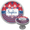 Patriotic Fleur de Lis Cabinet Knob (Silver) (Personalized)