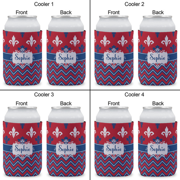 Patriotic Fleur de Lis Can Sleeve (Approval)