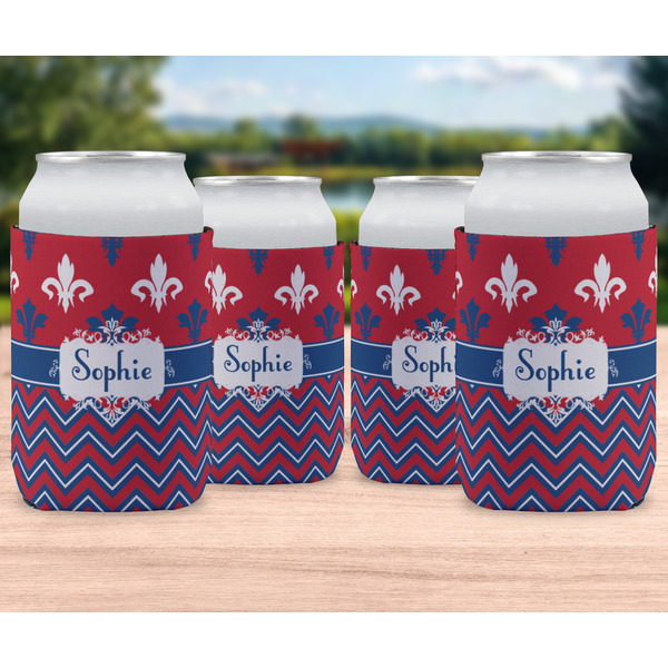 Patriotic Fleur de Lis Can Sleeve - LIFESTYLE