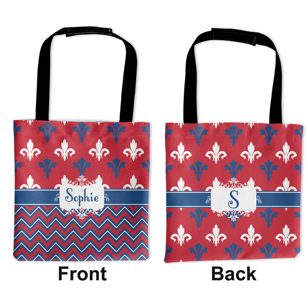 Patriotic Fleur de Lis Car Bag - Apvl