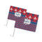 Patriotic Fleur de Lis Car Flags - PARENT MAIN (both sizes)