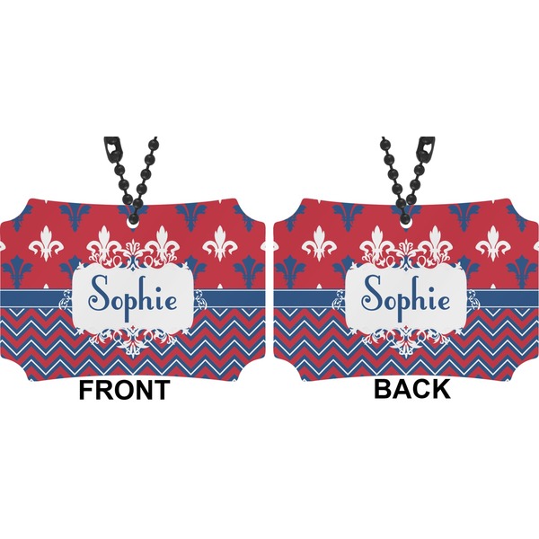 Patriotic Fleur de Lis Car Ornament - Berlin (Approval)