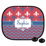 Patriotic Fleur de Lis Car Side Window Sun Shade (Personalized)