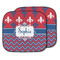 Patriotic Fleur de Lis Car Sun Shade - Two Piece (Personalized)