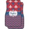 Patriotic Fleur de Lis Car Floor Mats (Front Seat) (Personalized)