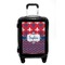 Patriotic Fleur de Lis Carry On Hard Shell Suitcase - Front