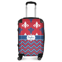 Patriotic Fleur de Lis Suitcase (Personalized)