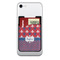 Patriotic Fleur de Lis 2-in-1 Cell Phone Credit Card Holder & Screen Cleaner (Personalized)