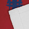 Patriotic Fleur de Lis Close up of Fabric
