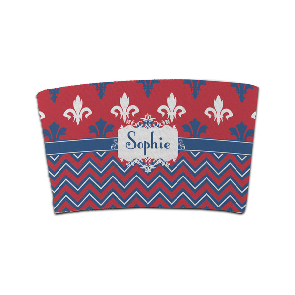 Custom Patriotic Fleur de Lis Coffee Cup Sleeve (Personalized)