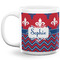 Patriotic Fleur de Lis 20 Oz Coffee Mug - White (Personalized)