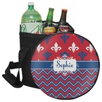 Patriotic Fleur de Lis Collapsible Cooler & Seat (Personalized)
