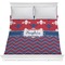 Patriotic Fleur de Lis Comforter - Full / Queen (Personalized)
