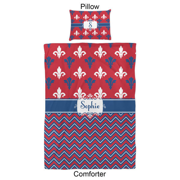 Patriotic Fleur de Lis Comforter Set - Twin XL - Approval