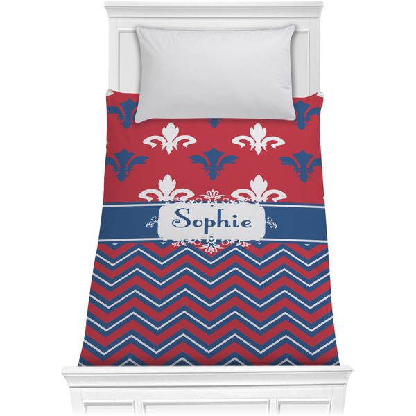 Patriotic Fleur de Lis Comforter (Twin)